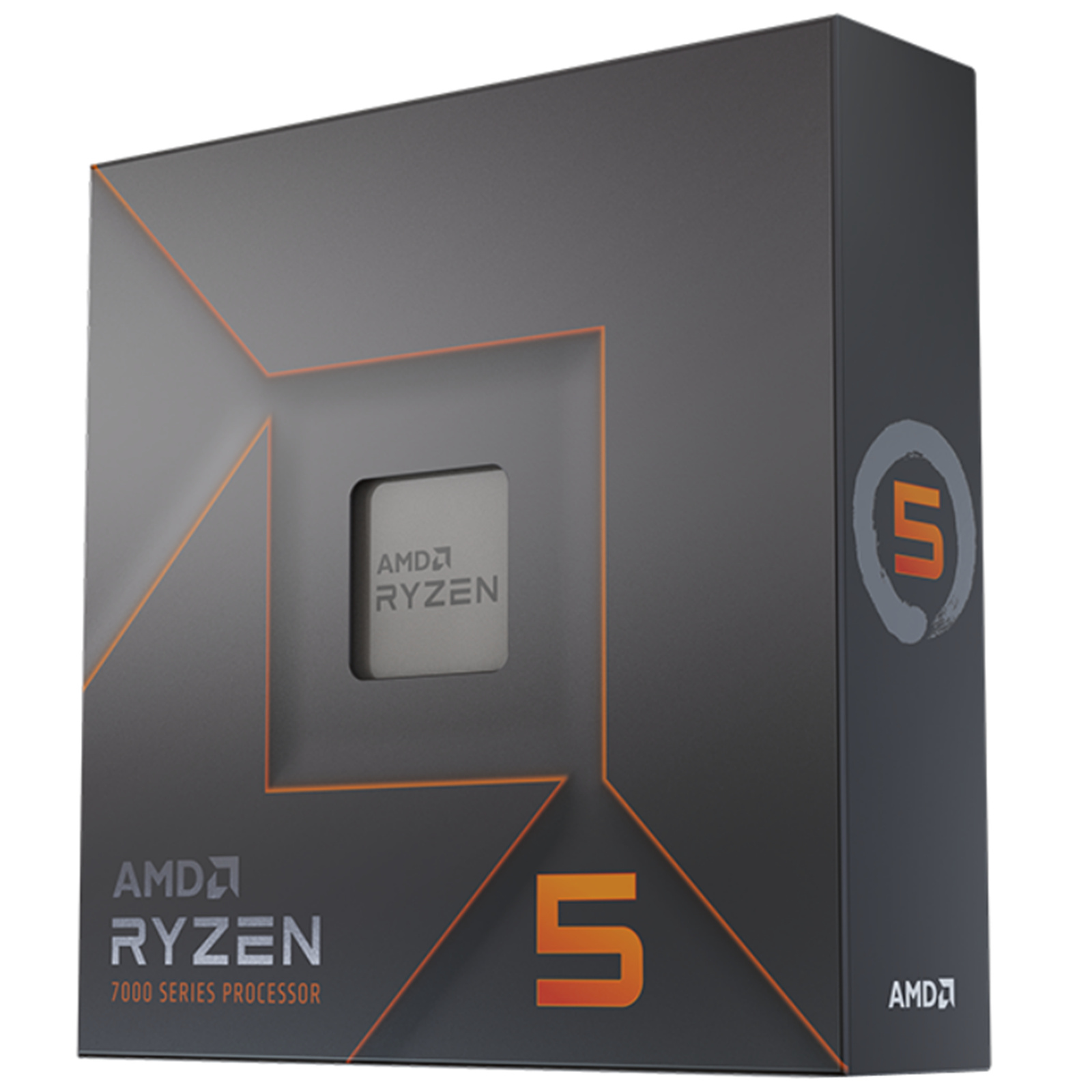 AMD Ryzen 5 7600 CPU 6 Core / 12 Thread - Max Boost 5.1Ghz - 38 MB Cache - AM5 Socket - 65W TDP - Integrated Radeon Graphics - Wraith Stealth Cooler Included