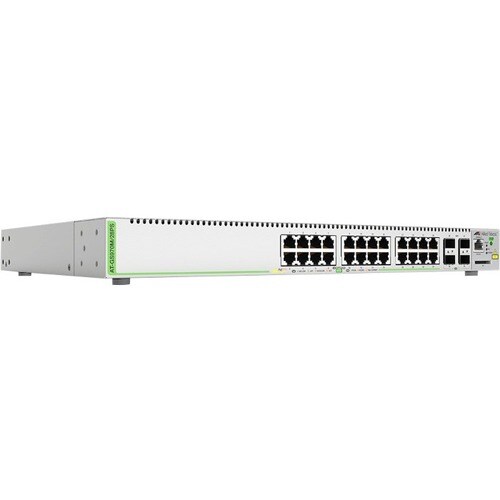ALLIED TELESIS GS970M/28PS-40 L3 GIGA LITE MANAGED SWITCH, 24X 10/100/1000T POE+, 4X 100/1000X SFP, AU POWER CORD