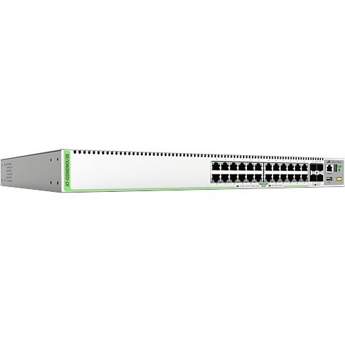 ALLIED TELESIS GS980MX/28PSM-40 L3 LITE SWITCH, 20X 10/100/1000-T POE + , 4X 100M/1G/2.5G/5G-T POE+, 4X SFP+ PORTS, 1 X FIXED PSU, AU POWER CORD