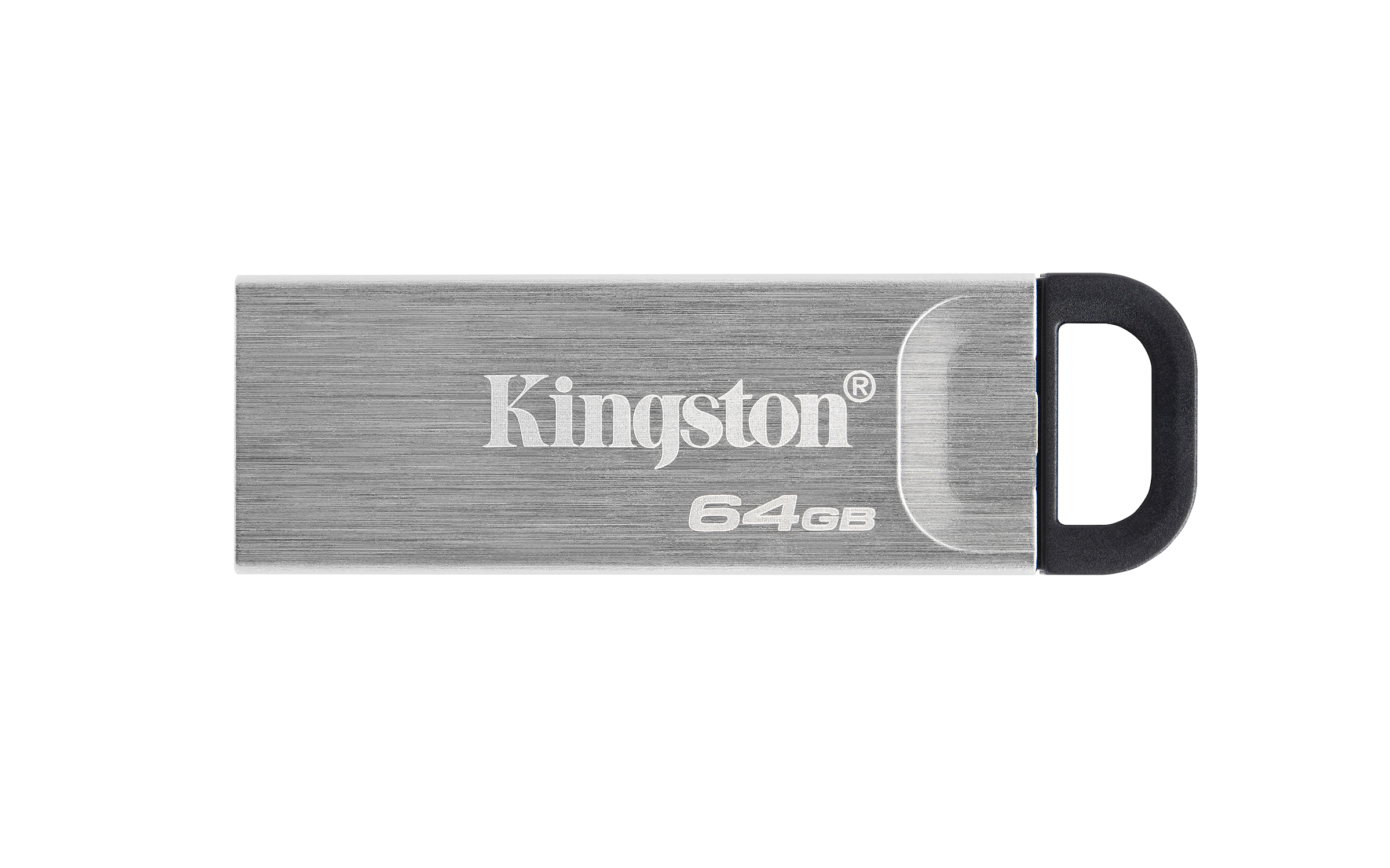Kingston DataTraveler Kyson USB 3.2 Flash Drive - 64GB, with Capless Metal Case, Up to 200MB/s Read 