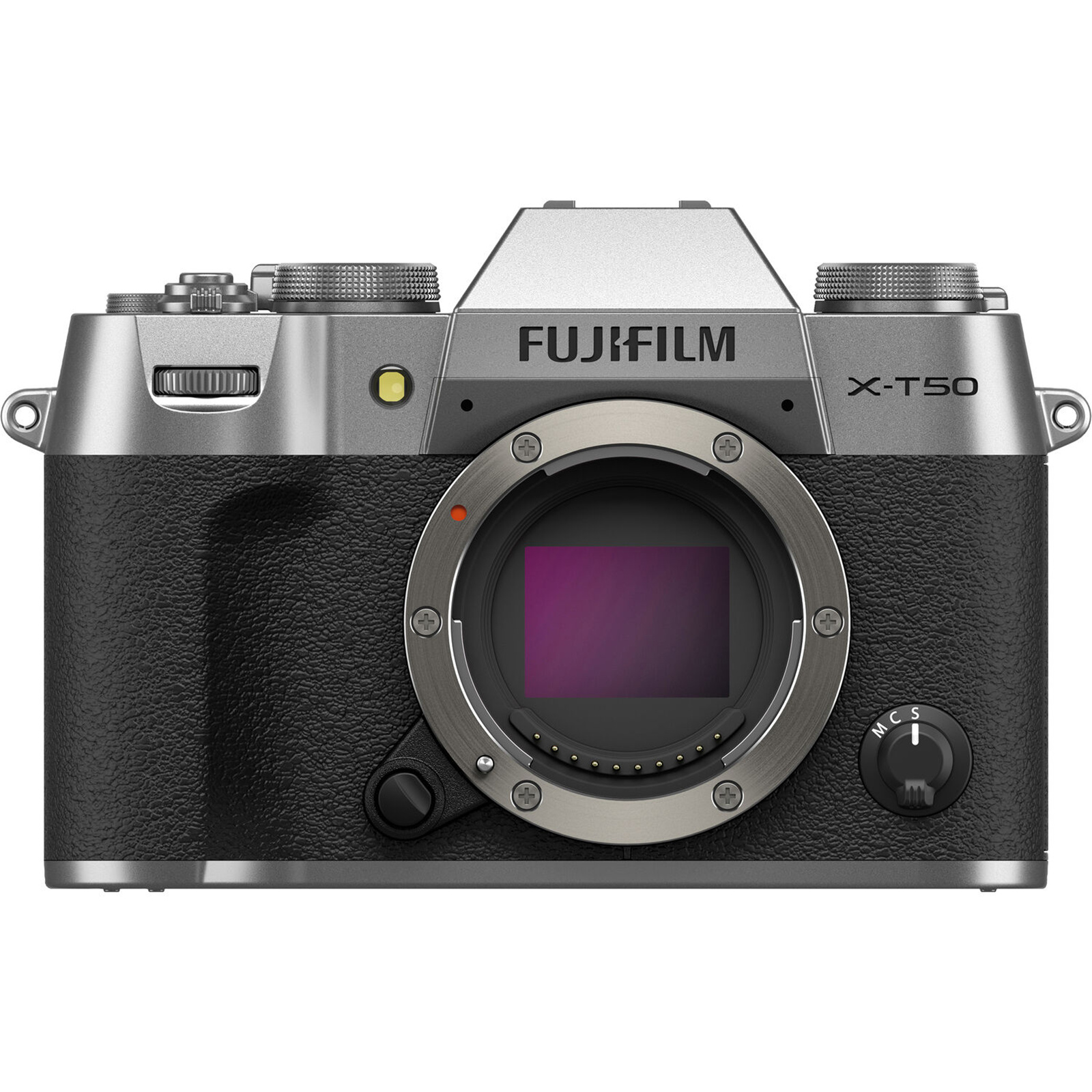 FujiFilm X-T50 Mirrorless Camera (Body Only) - Silver 40.2MP APS-C X-Trans CMOS 5 HR Sensor - 7-Stop In-Body Image Stabilization - 20 Film Simulation Modes - 4K 60p - 6.2K 30p 4:2:2 10-Bit Video