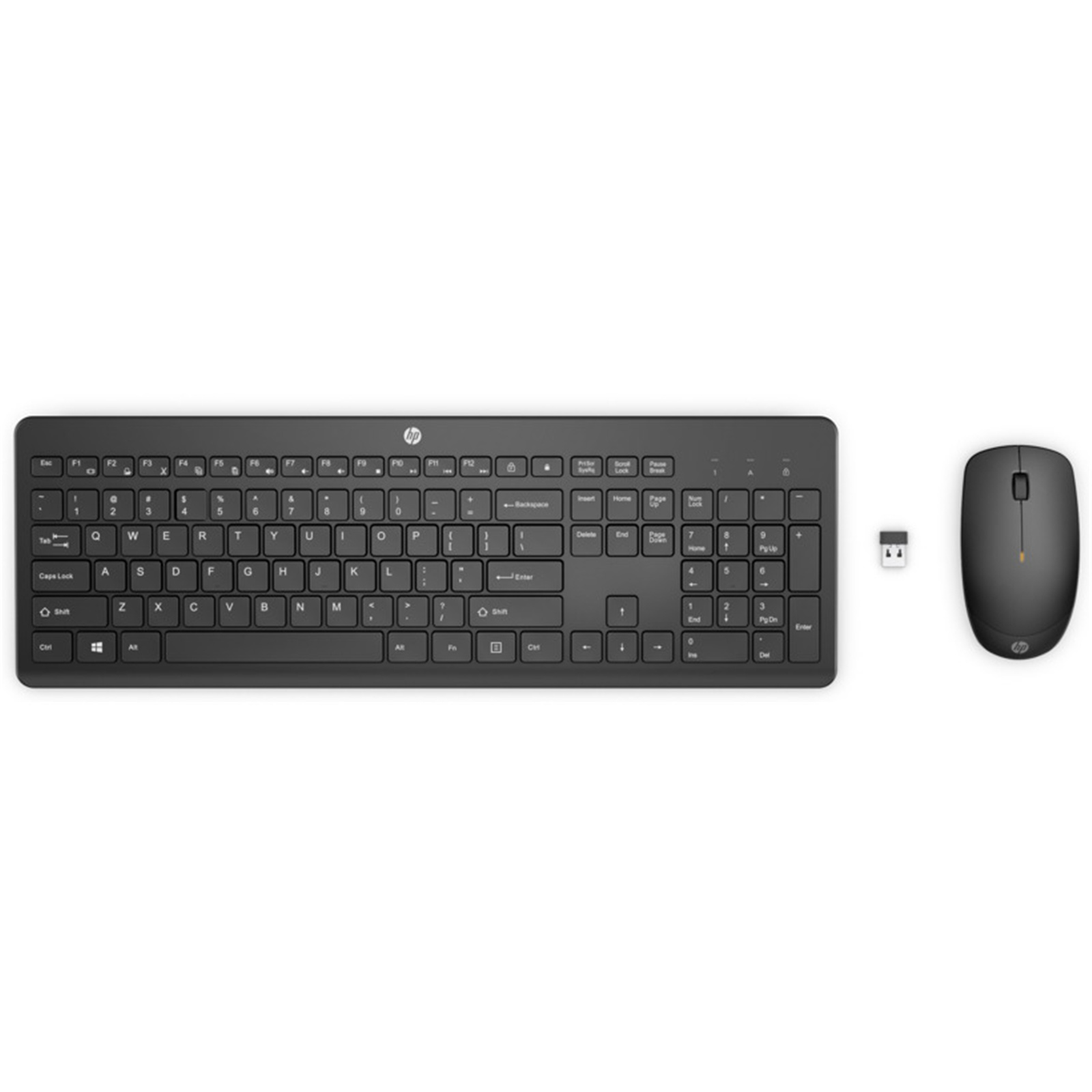 HP 1Y4D0AA 235 Wireless Keyboard and Mouse COMBO Black Right-handed 1600 dpi USB 2.4 GHz            