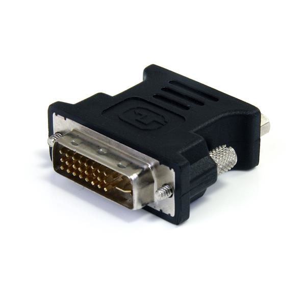 DVI to VGA Cable Adapter - Black - M/F.