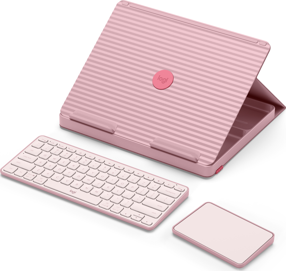 Logitech Casa Pop-Up Laptop Desk - Pink