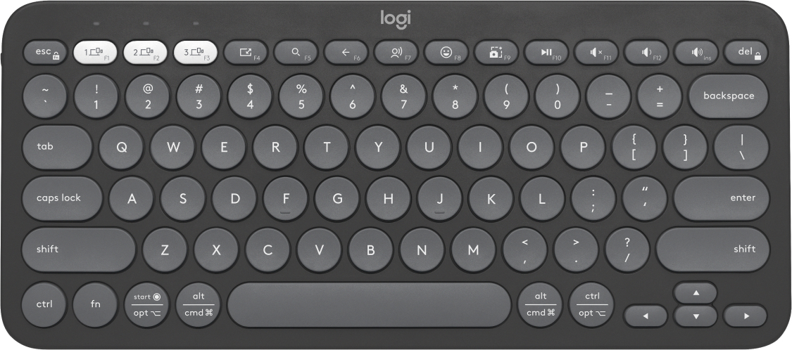 LOGITECH PEBBLE KEYS 2 K380S - GRAPHITE