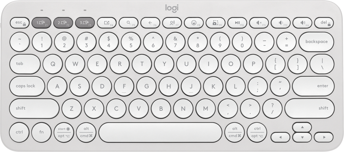 LOGITECH PEBBLE KEYS 2 K380S - WHITE