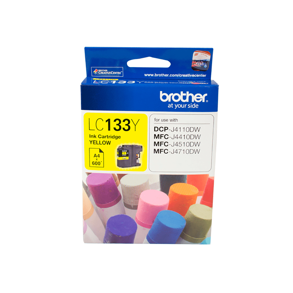 Brother LC133Y Yellow Ink Cartridge