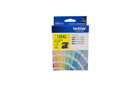 Brother LC135XLY Yellow High Yield Ink Cartridge