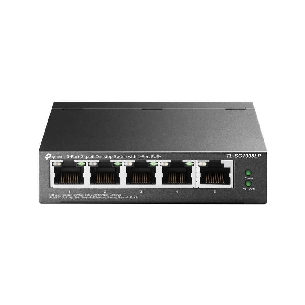 TP-Link SG1005LP 5 Port Gigabit Switch with 4x PoE+ Ports