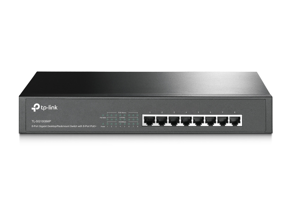 TP-Link SG1008MP 8 Port Gigabit Switch with 8x PoE+ Ports