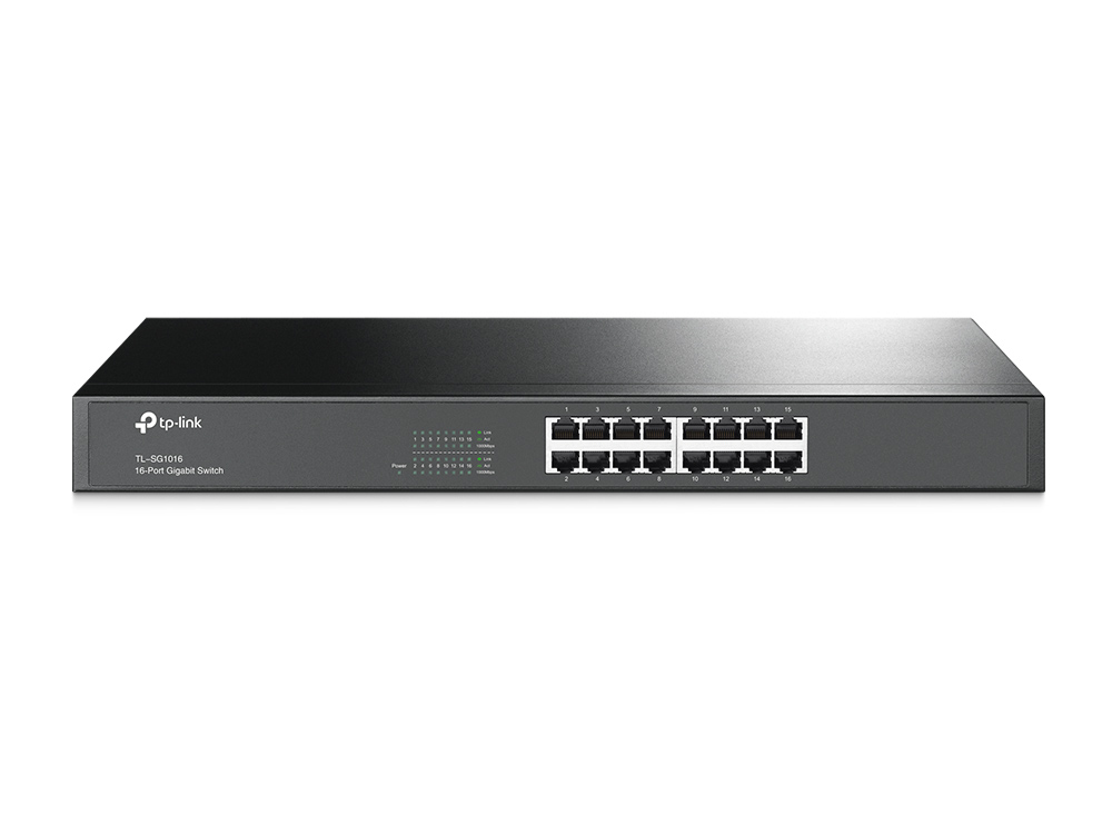 TP-Link SG1016 16 Port Gigabit Switch 19 inch Rack Mount