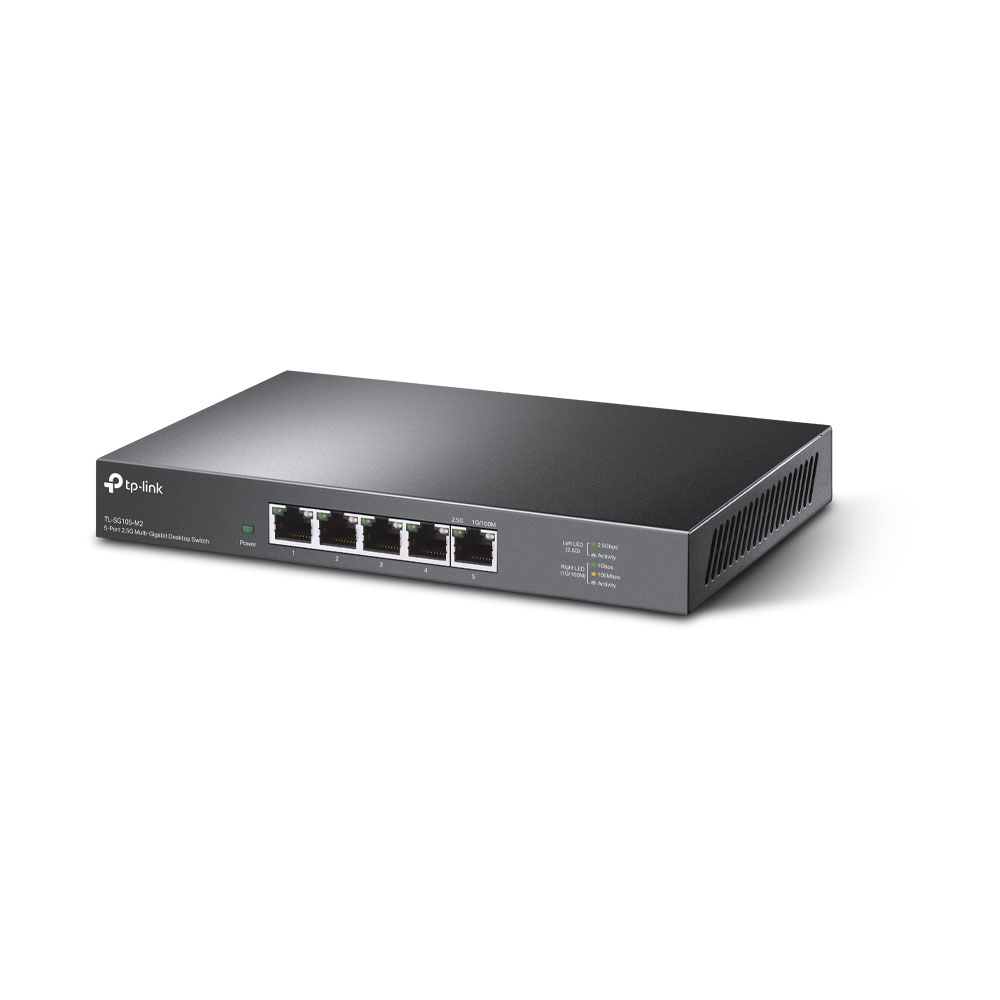 TP-Link SG105-M2 5 Port 2.5 Gigabit Switch Steel Case