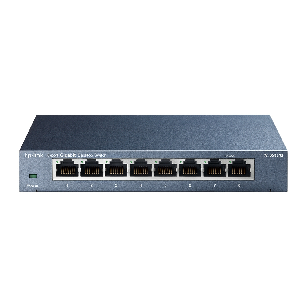 TP-Link SG108 8 Port Gigabit Switch Steel Case