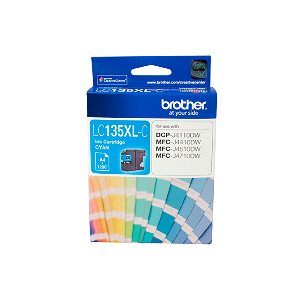 Brother LC135XLC Cyan High Yield Ink Cartridge