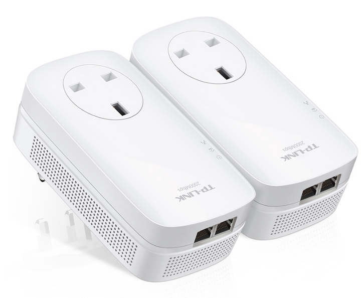 TP-Link PA9020PKIT AV2000 Powerline Kit 2x Dual Gigabit LAN Adapters
