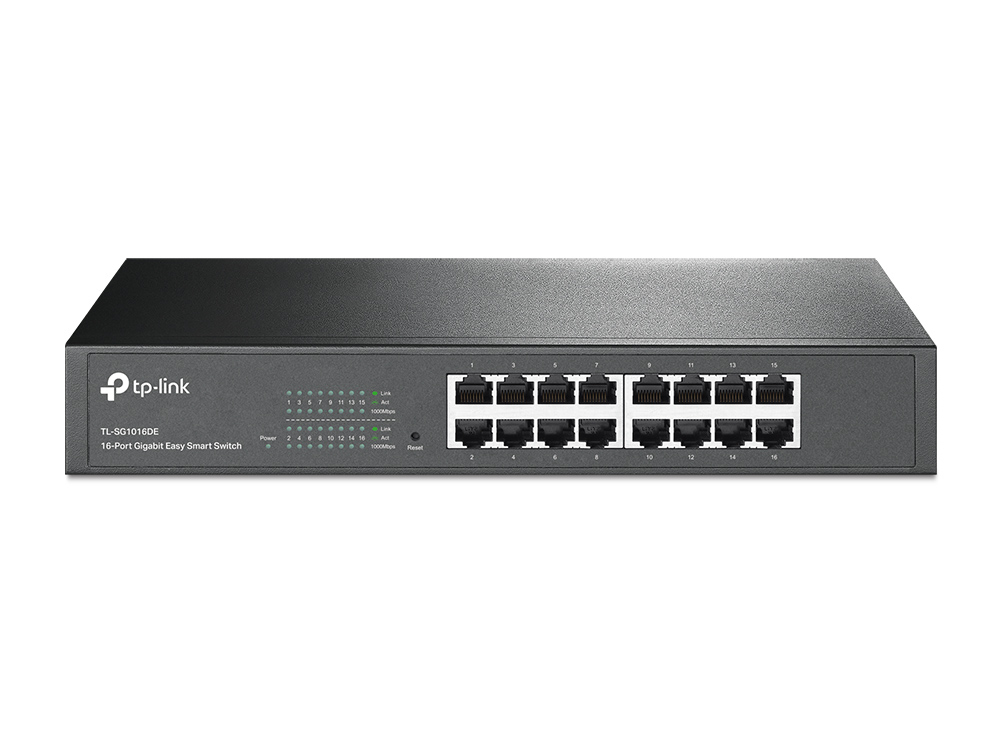 TP-Link SG1016DE 16 Port Gigabit Switch Easy Smart Rack Mount