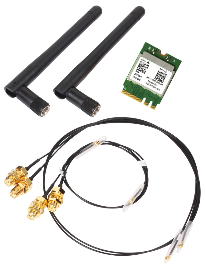Shuttle WLN-M  WLAN-ac / Bluetooth Combo Kit M.2
