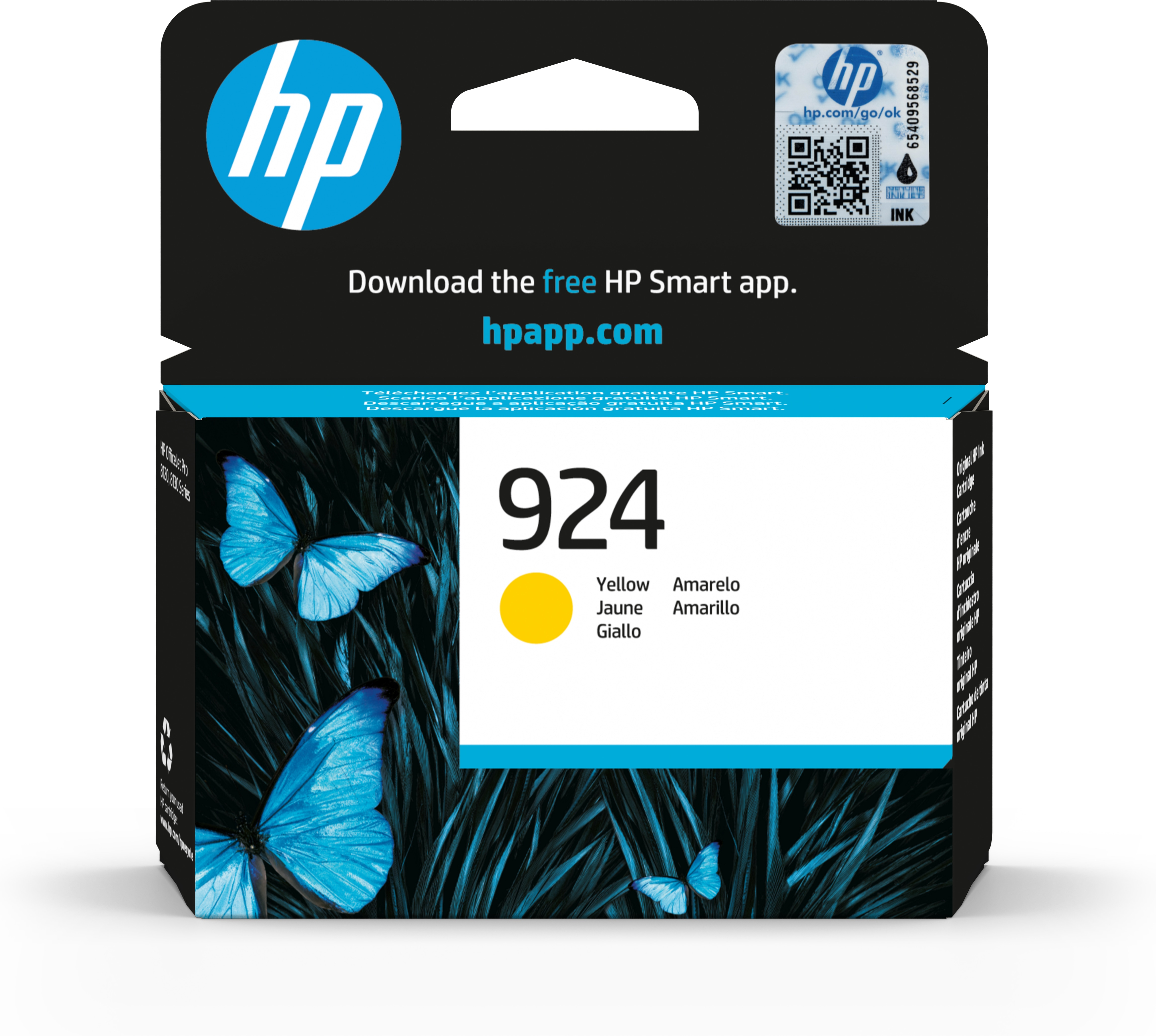 HP #924 Yellow Ink 4K0U5NA