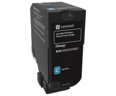Lexm 74C6HC0 HY Cyan Toner