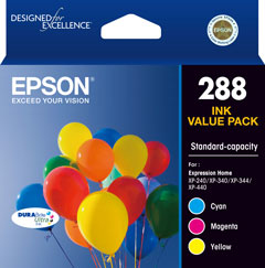 Epson 288 CMY Colour Pack