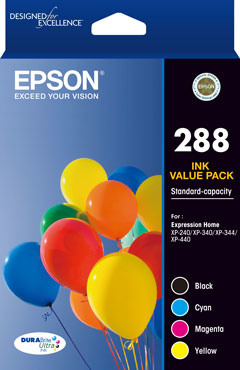 Epson 288 CMYK Colour Pack