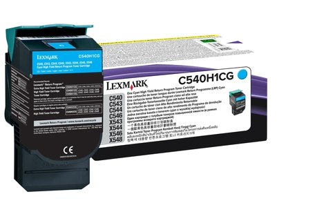 Lexm C540H1CG Cyan Toner