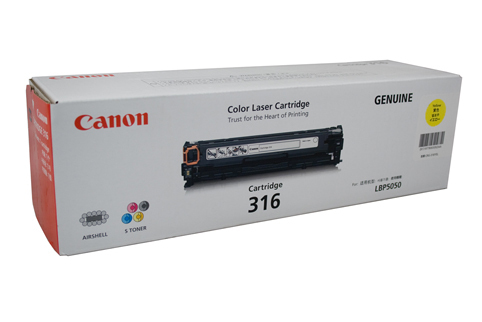 Canon CART316 Yellow Toner