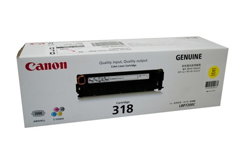 Canon CART318 Yellow Toner