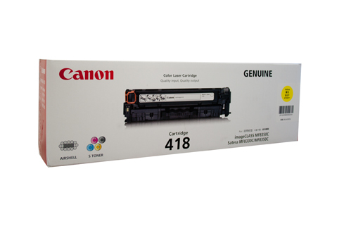 Canon CART418 Yellow Toner