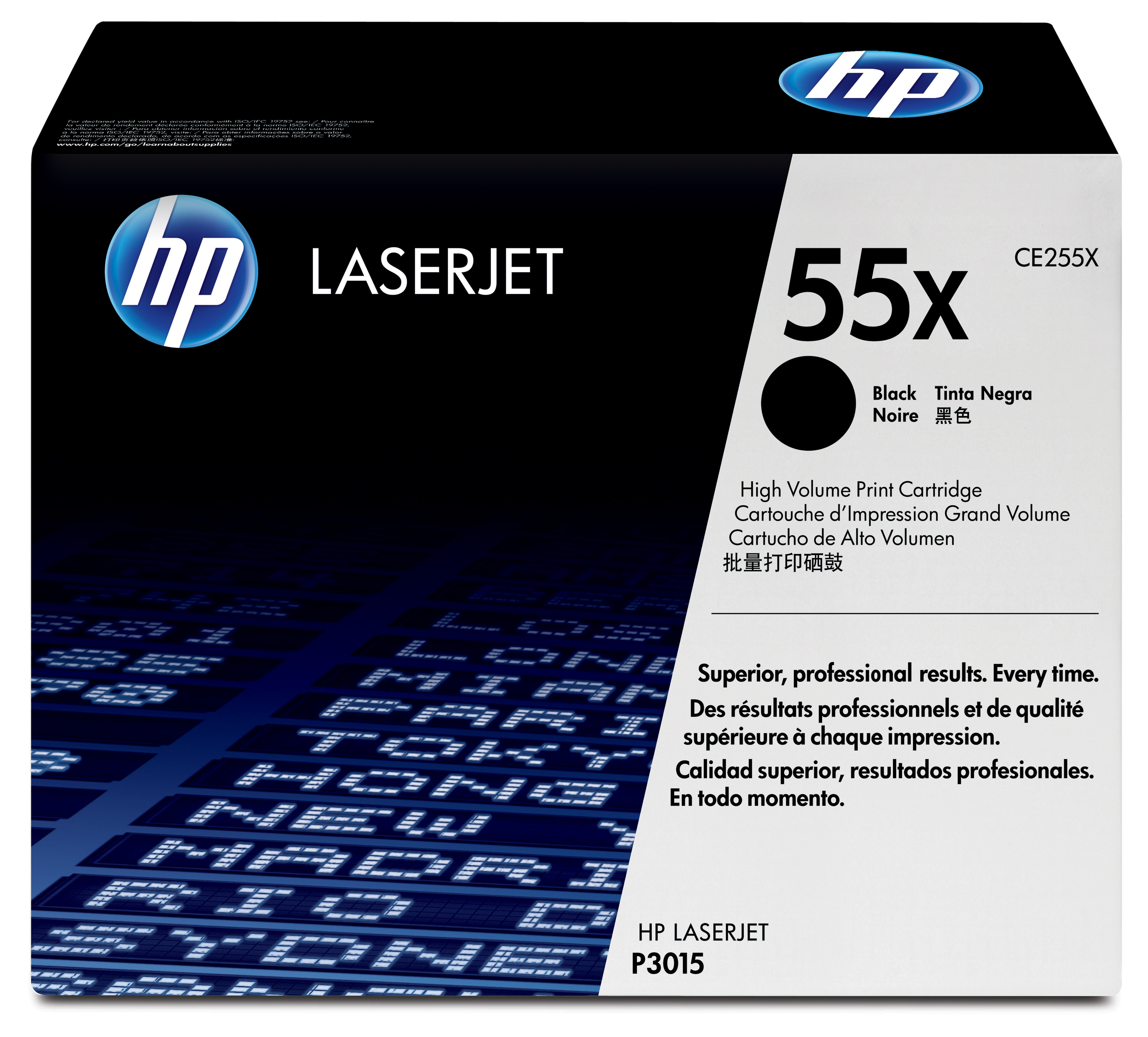 HP #55X Black Toner CE255X