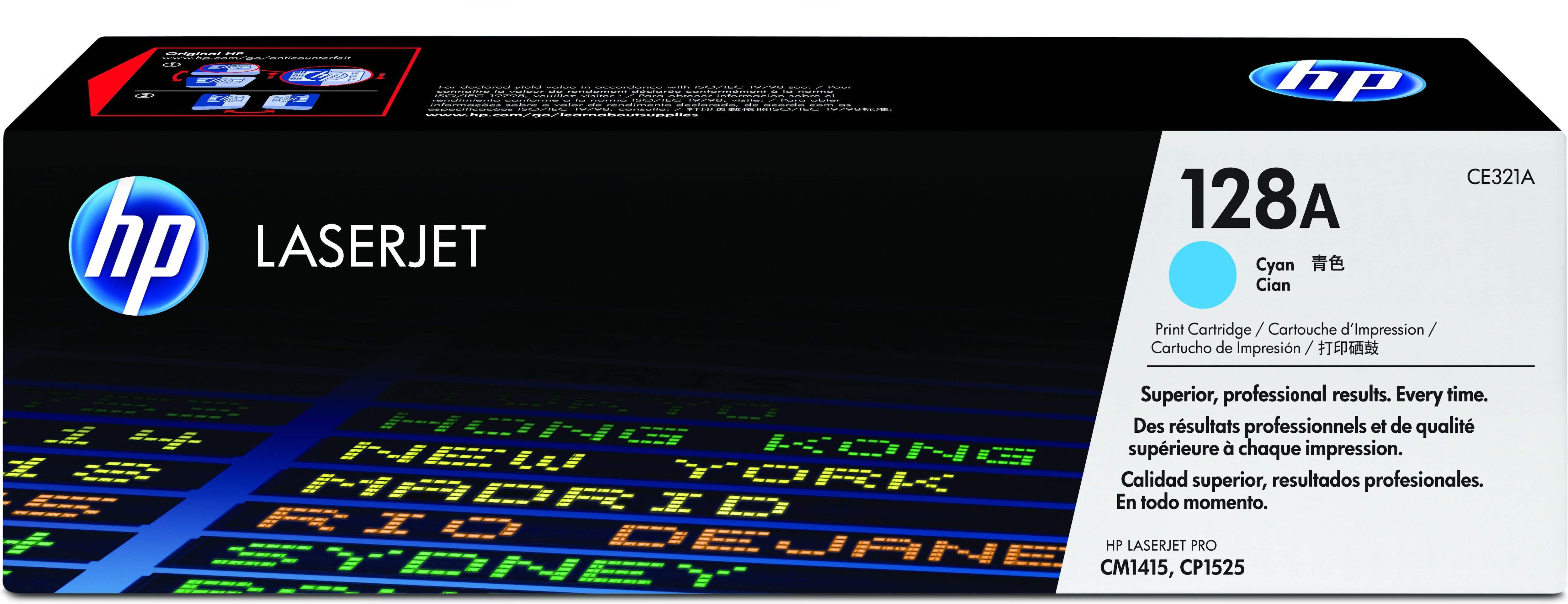 HP #128A Cyan Toner CE321A