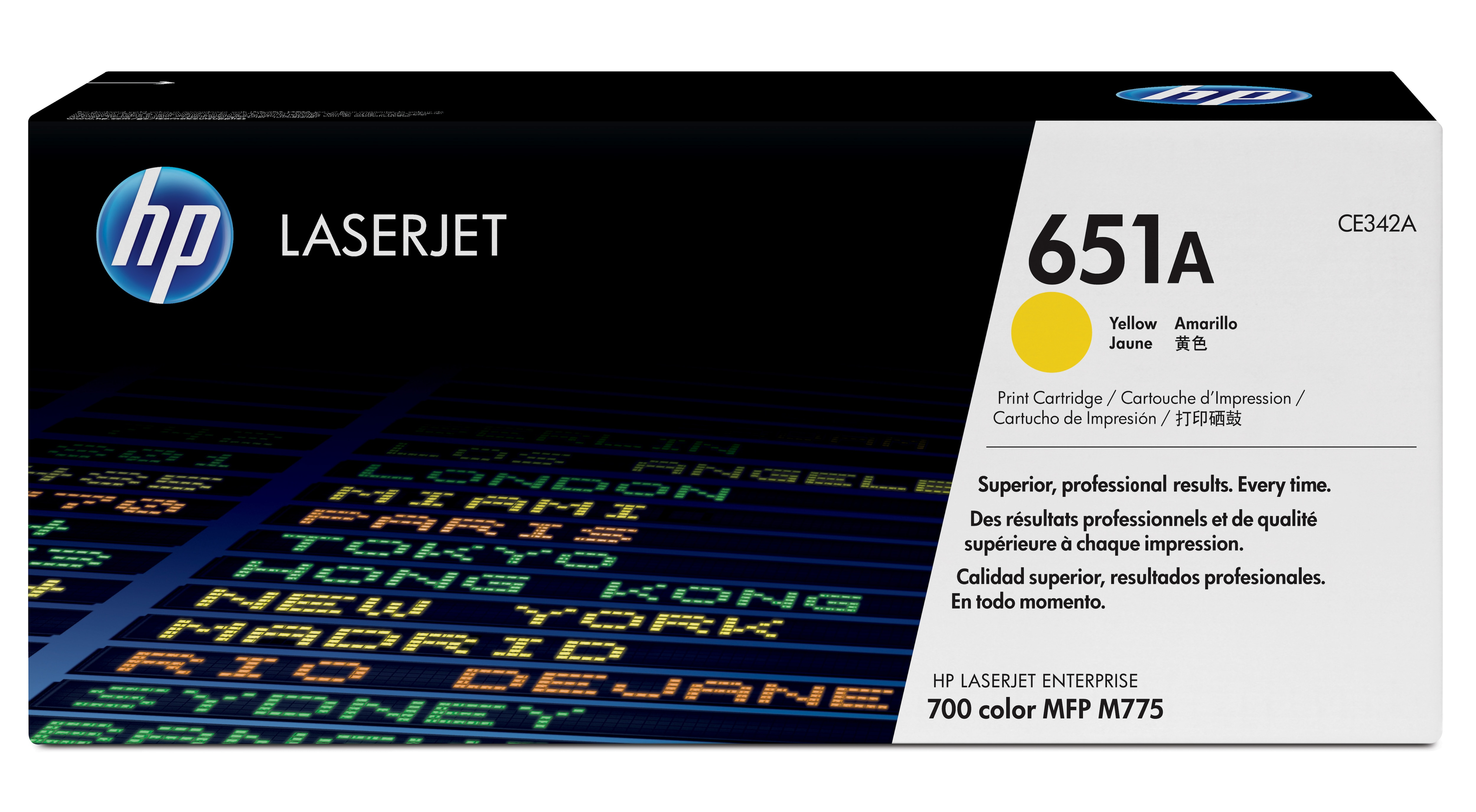 HP #651A Yellow Toner CE342A