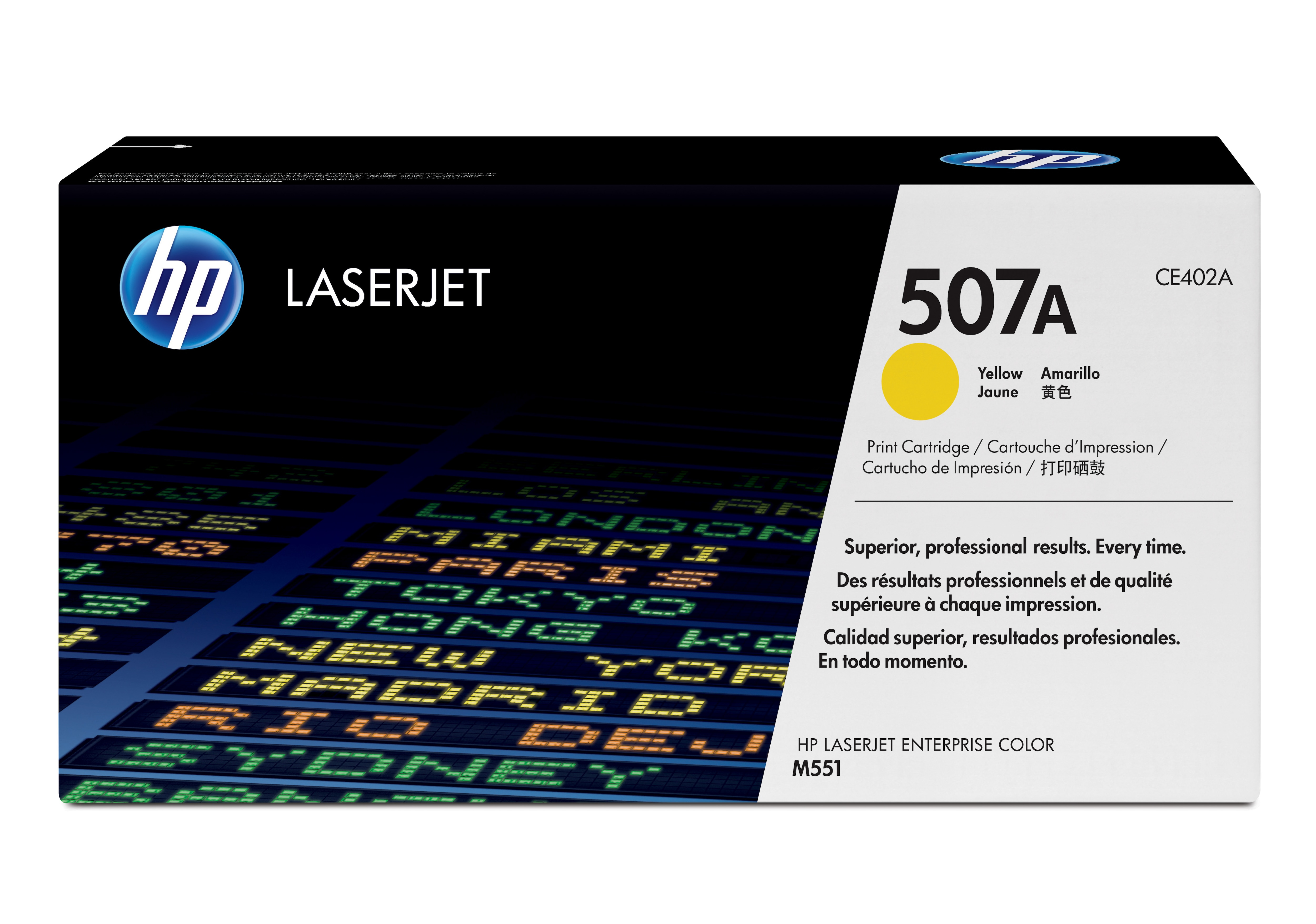HP #507A Yellow Toner CE402A