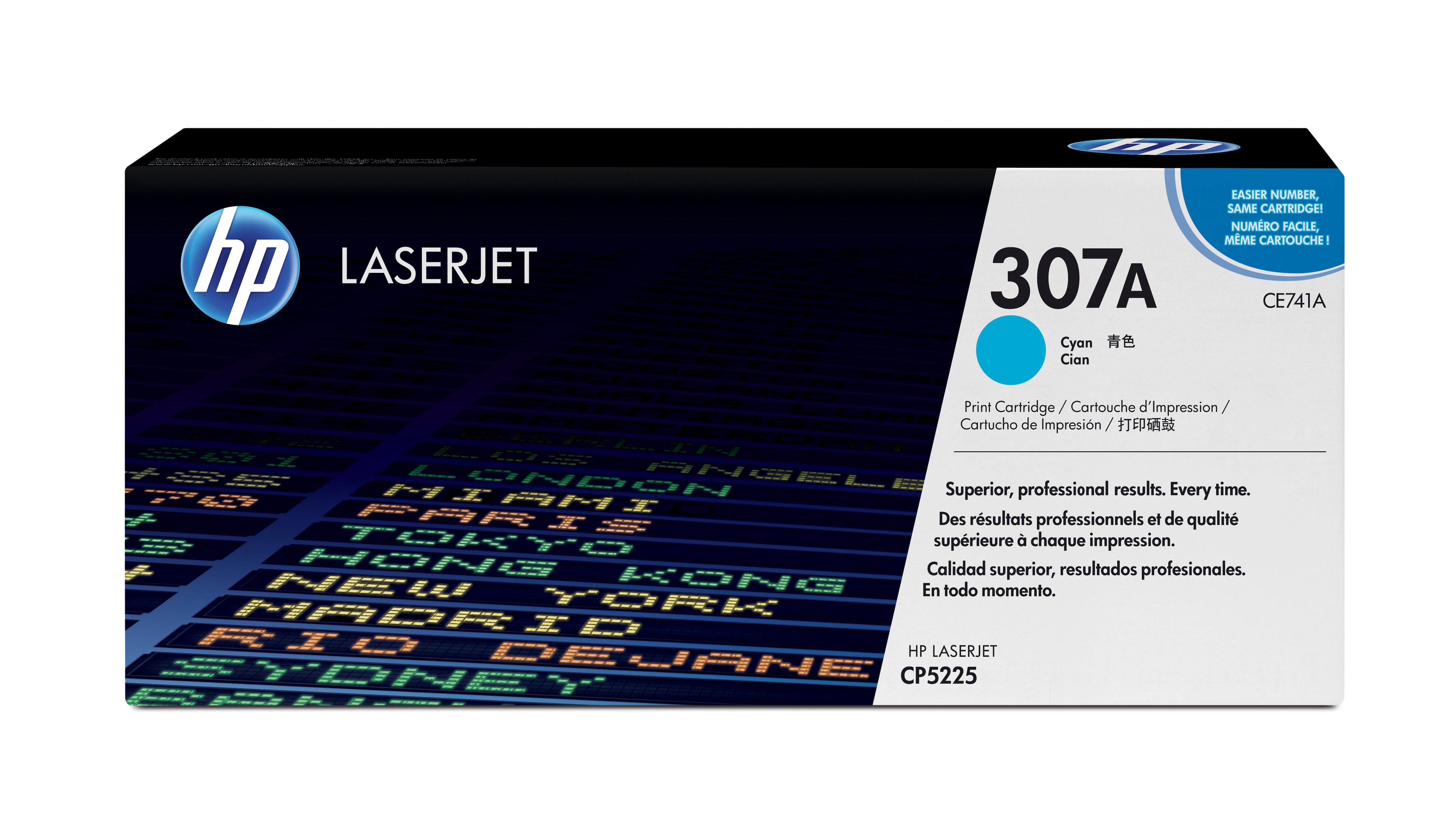 HP #307A Cyan Toner CE741A