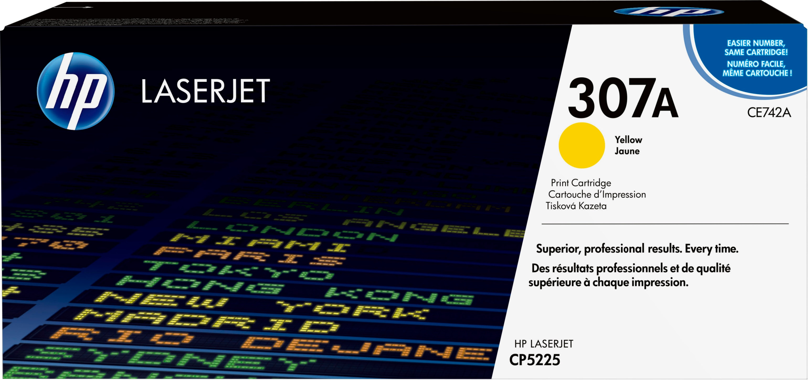 HP #307A Yellow Toner CE742A