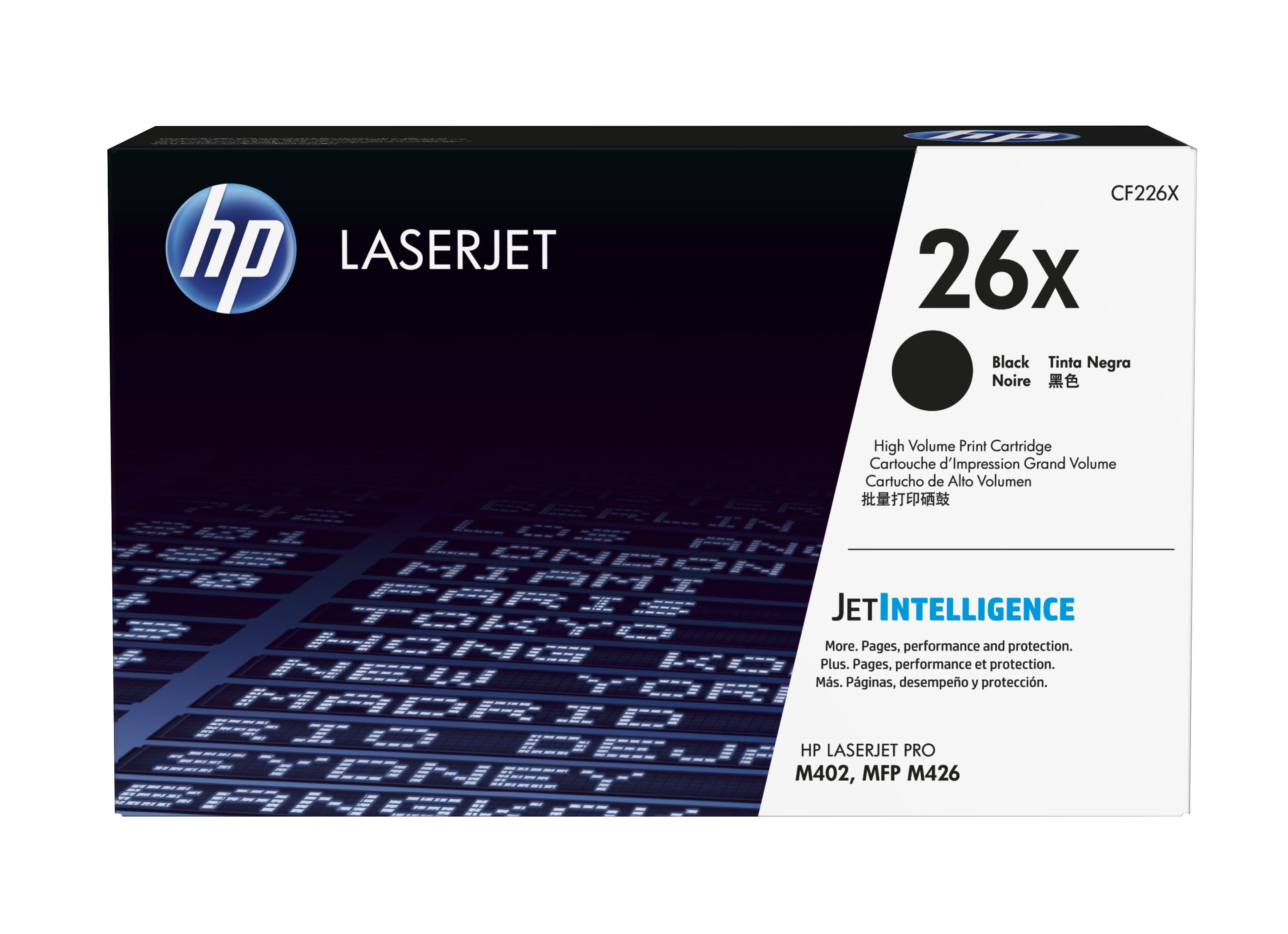 HP #26X Black Toner CF226X