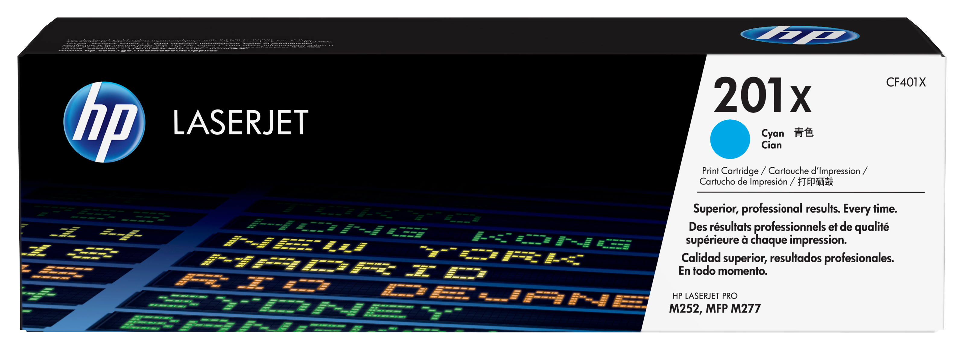 HP #201X Cyan Toner CF401X