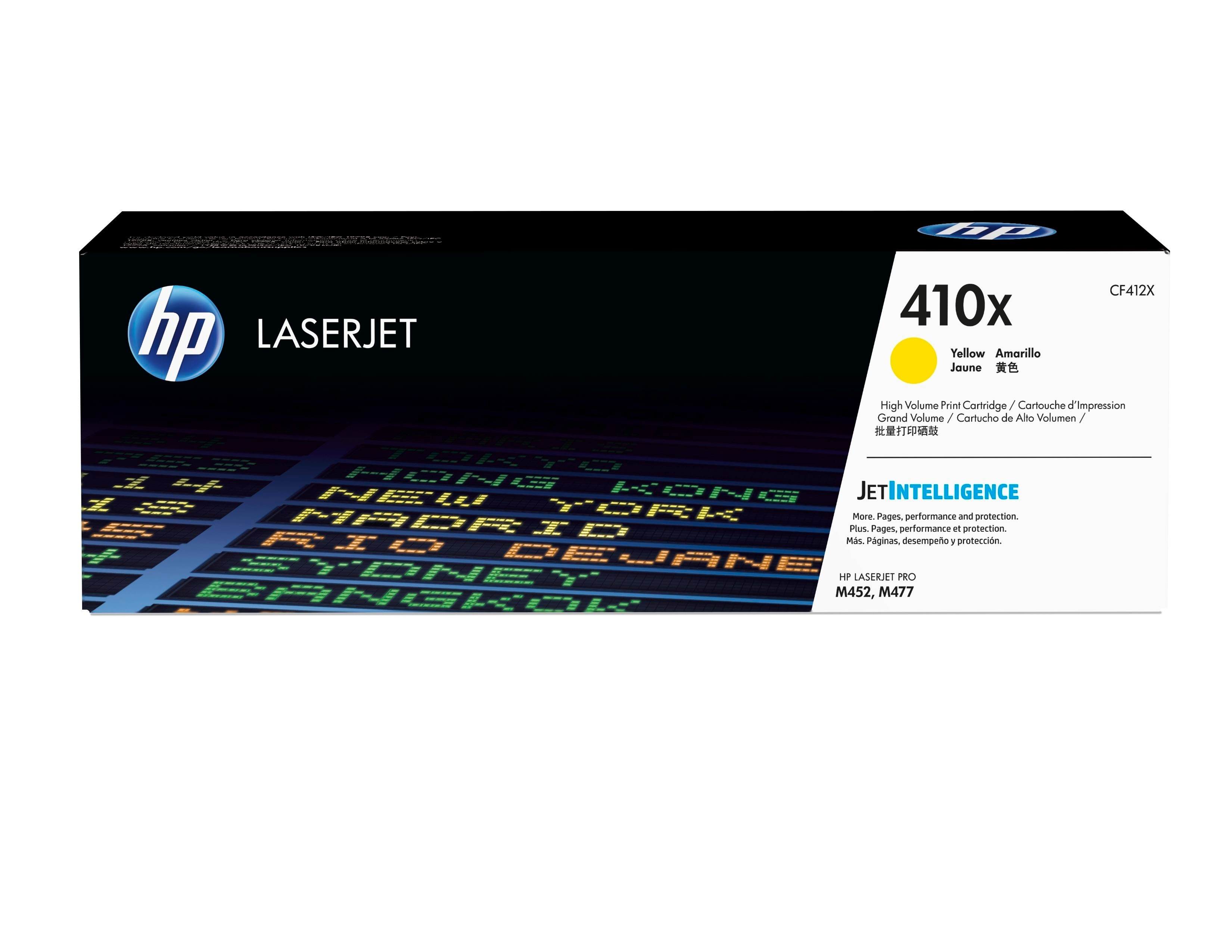 HP #410X Yell Toner CF412X