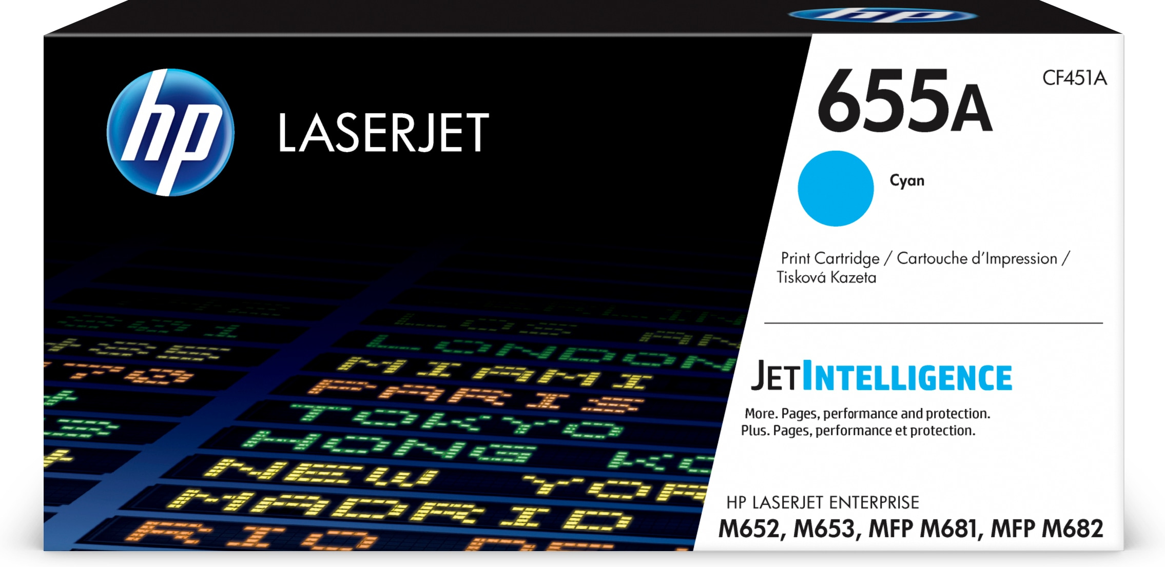 HP 655A Cyan LasJet Ton CF451A