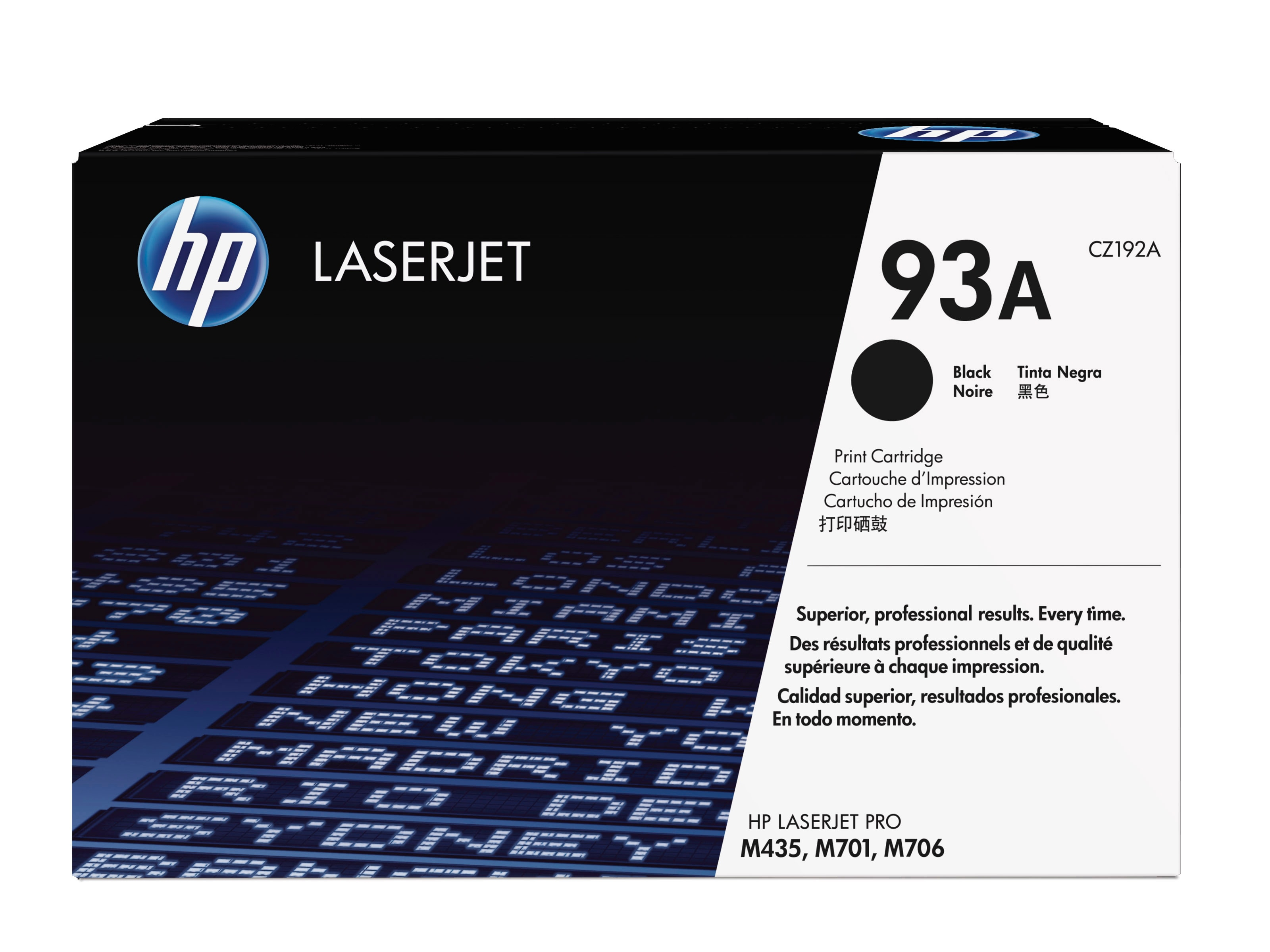 HP #93A Black Toner CZ192A