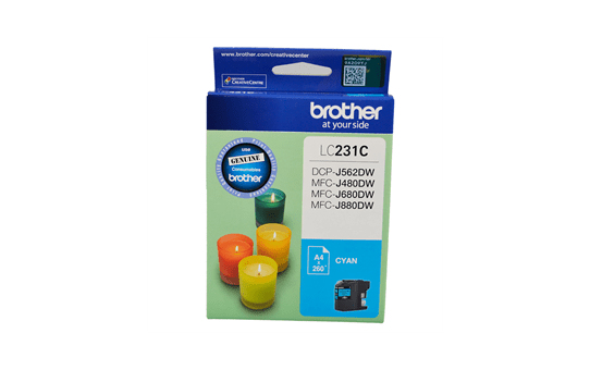 Brother LC231 Cyan Ink Cart