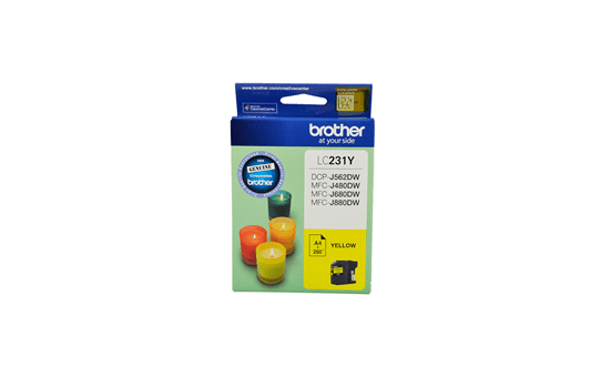 Brother LC231 Yellow Ink Cart