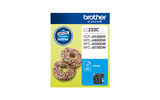 Brother LC233 Cyan Ink Cart