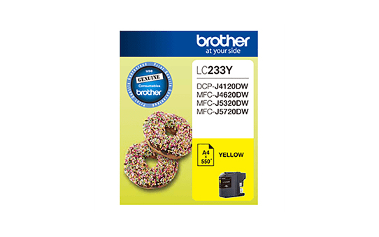 Brother LC233 Yellow Ink Cart