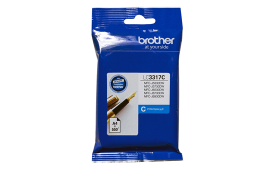 Brother LC3317 Cyan Ink Cart
