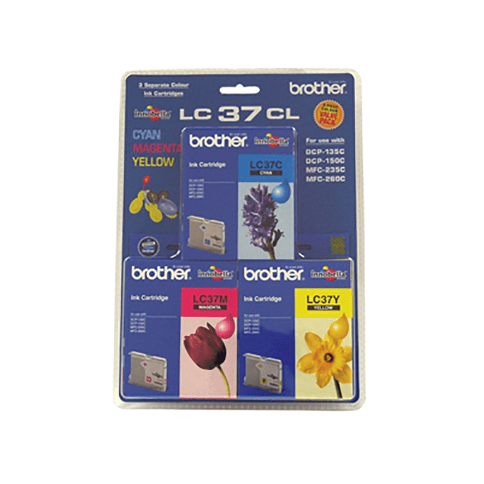 Brother LC37 CMY Colour Pack