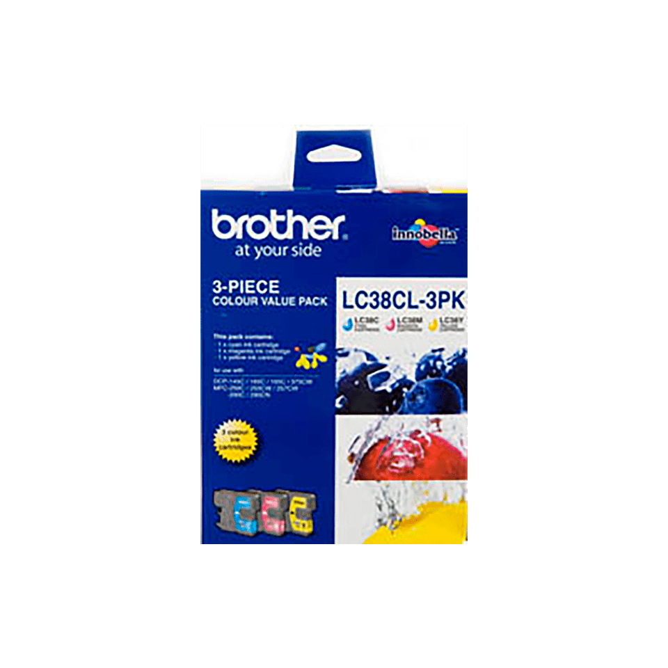 Brother LC38 CMY Colour Pack