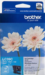 Brother LC39 Cyan Ink Cart