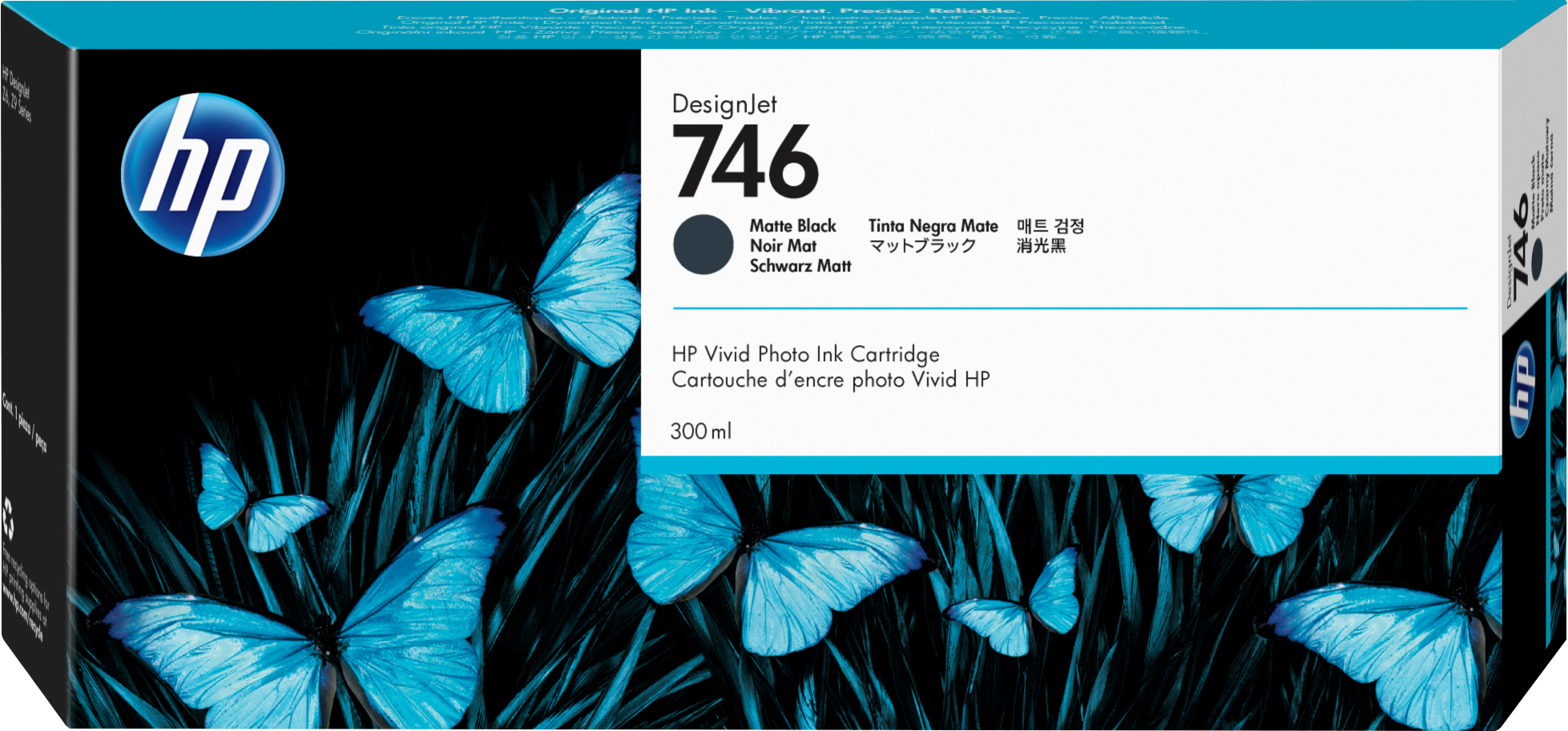 HP 746 300ml Matte Blk P2V83A
