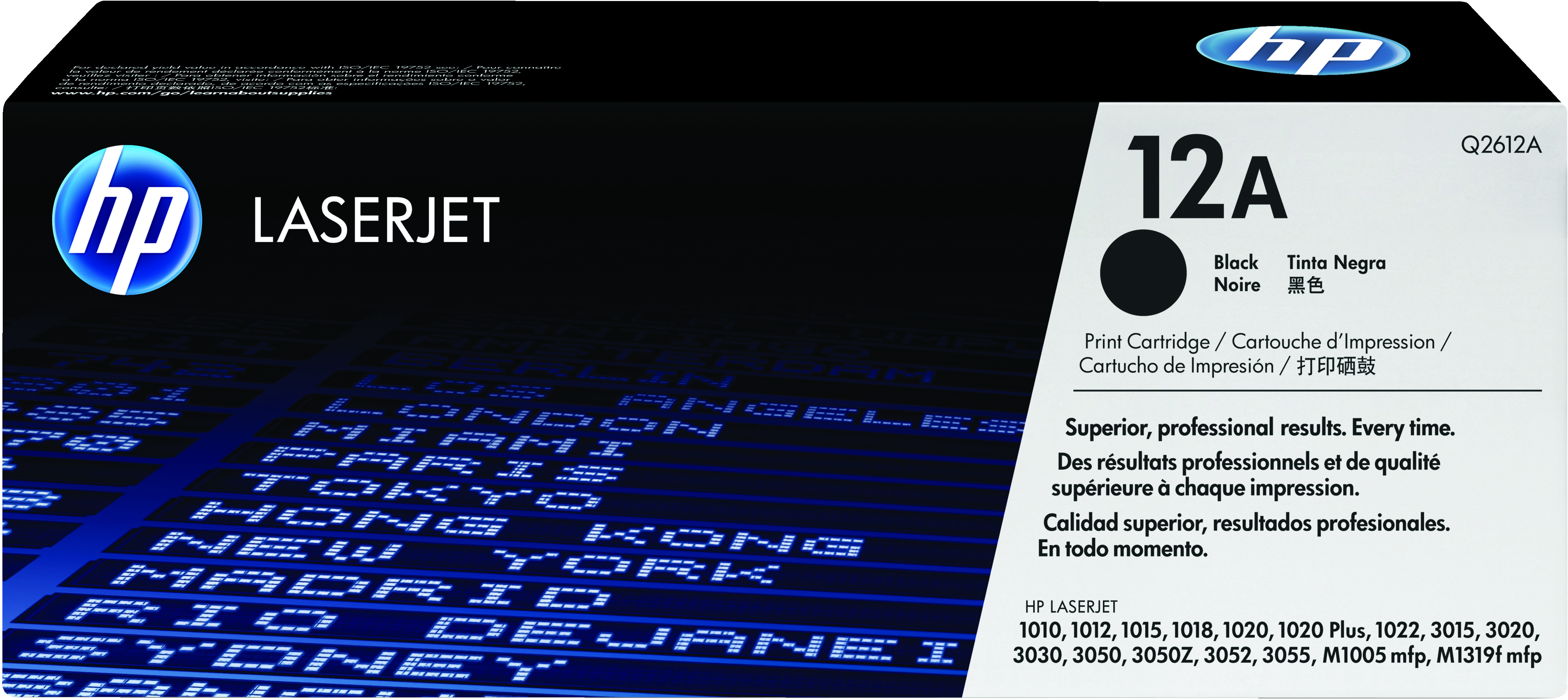 HP #12A Black Toner Q2612A